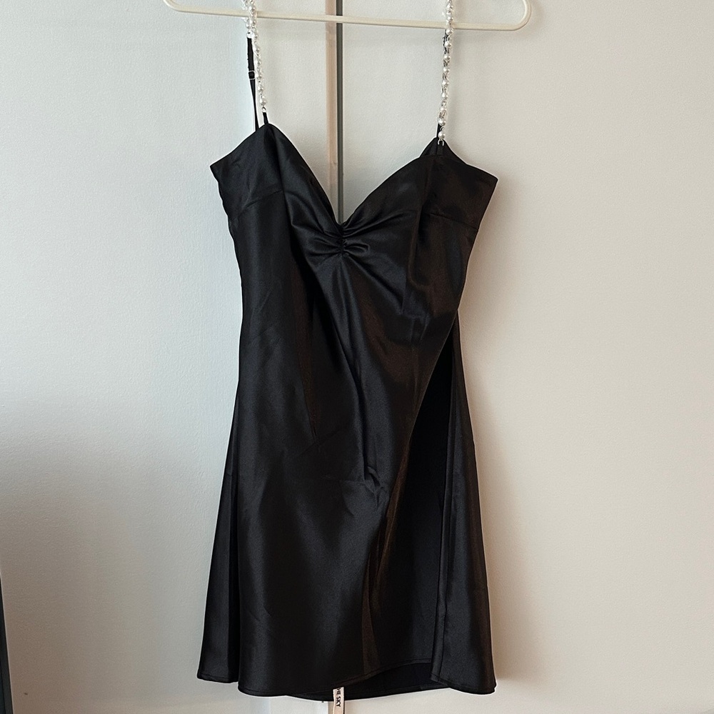 Lucy in the Sky Black Mini Dress